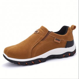 Men's Casual Sneakers, Breathable Non-slip Lightweight Slip-on Shoes For Outdoor Walking Running Driving, Spring And Autumn