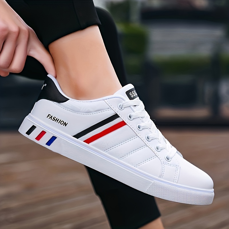 2023 hot new mens skate shoes trendy sneaker mens trendy lace up white shoes outdoor walking shoes details 2