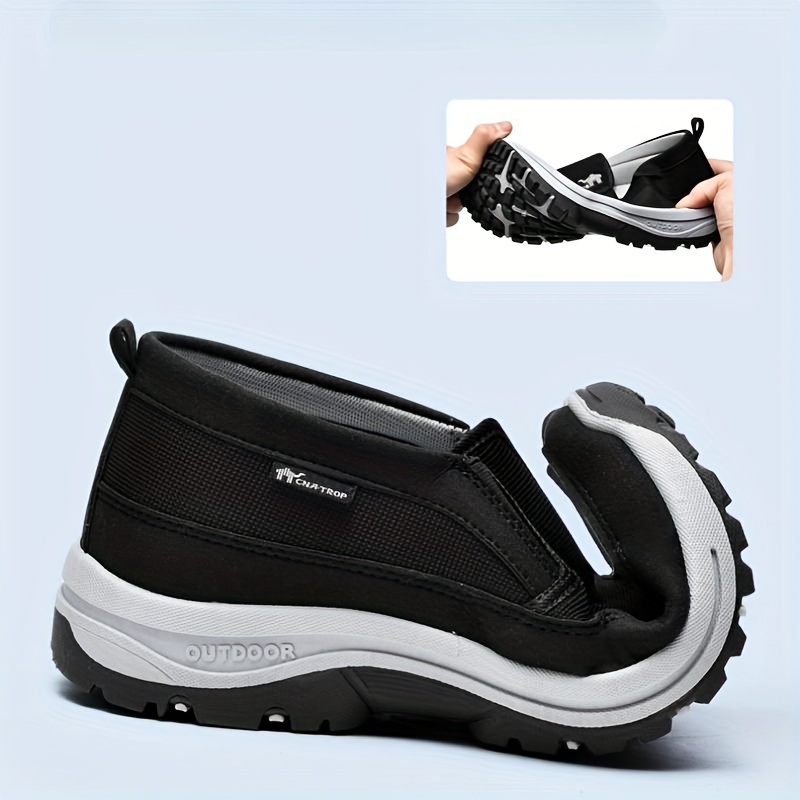 mens slip on sneakers loafers athletic shoes comfortable and breathable walking shoes details 4