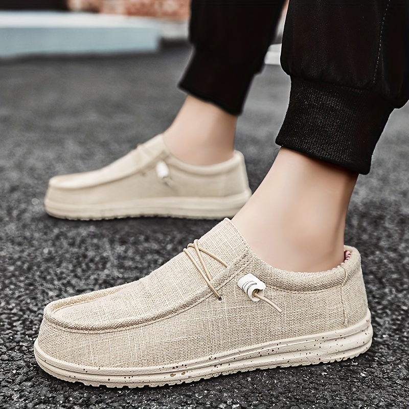 mens loafer shoes with decorative shoelaces comfy non slip slip on breathable shoes sneakers spring and summer details 7