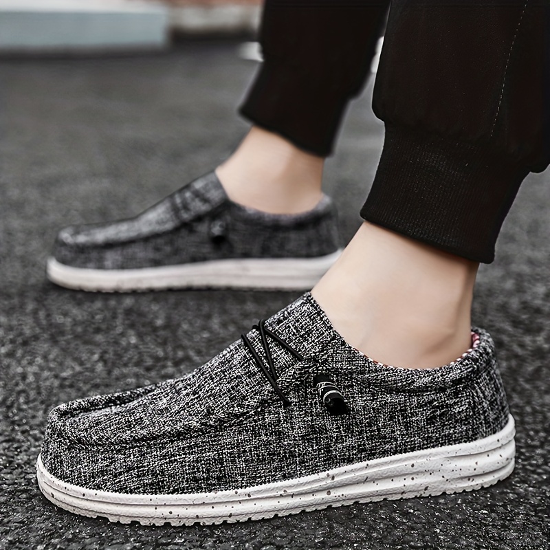 mens loafer shoes with decorative shoelaces comfy non slip slip on breathable shoes sneakers spring and summer details 9