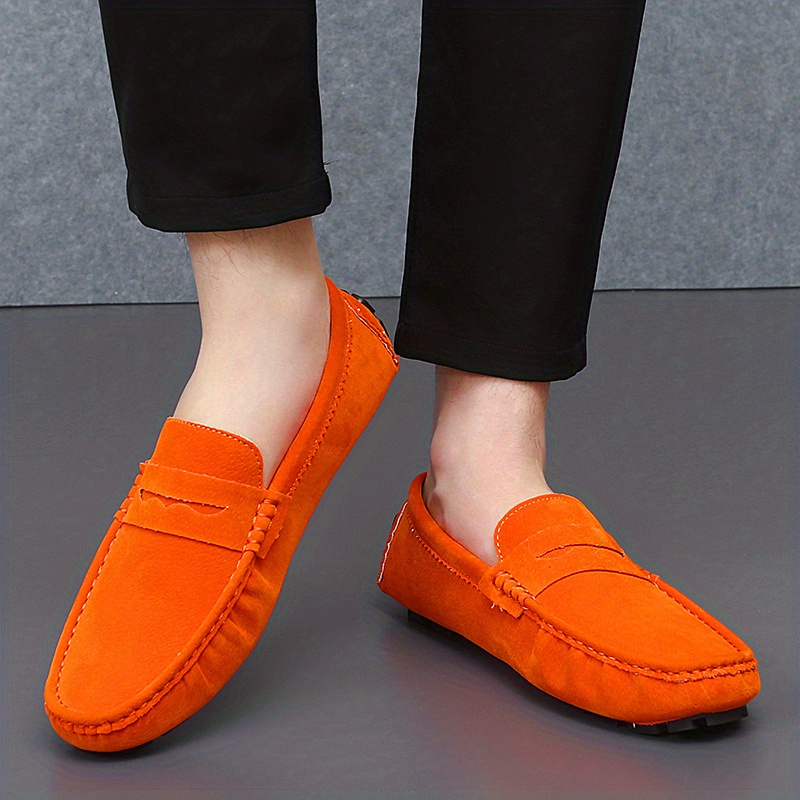 mens moccasins penny loafer shoes driving shoes comfy non slip slip on shoes mens footwear all seasons details 37