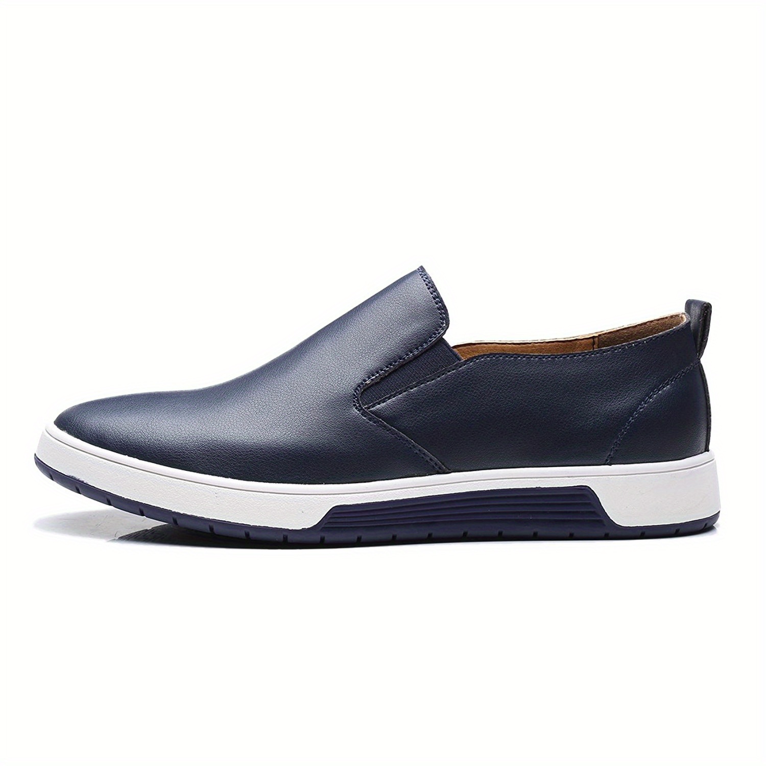 mens comfortable slip on smart casual shoes minimalist flat loafers fathers day gifts details 1