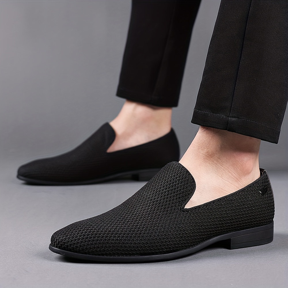 mens comfortable slip on smart casual shoes minimalist flat loafers fathers day gifts details 13